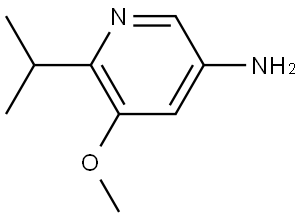 6-isopropyl-5-methoxypyridin-3-amine Struktur