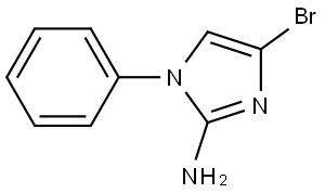 4-bromo-1-phenyl-1H-imidazol-2-amine Struktur