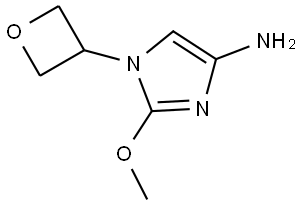 2-methoxy-1-(oxetan-3-yl)-1H-imidazol-4-amine Struktur