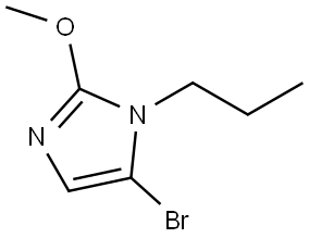 5-bromo-2-methoxy-1-propyl-1H-imidazole Struktur