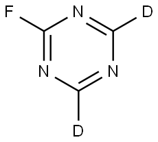 2-fluoro-1,3,5-triazine-4,6-d2 Struktur