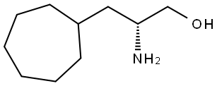 (R)-2-amino-3-cycloheptylpropan-1-ol Struktur