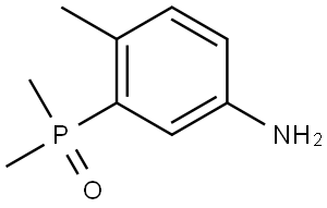 (5-Amino-2-methylphenyl)dimethylphosphine oxide Struktur