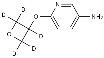 6-((oxetan-3-yl-d5)oxy)pyridin-3-amine Struktur