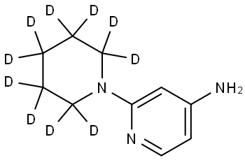 2-(piperidin-1-yl-d10)pyridin-4-amine Struktur