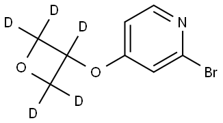 2-bromo-4-((oxetan-3-yl-d5)oxy)pyridine Struktur