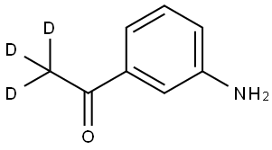 1-(3-aminophenyl)ethan-1-one-2,2,2-d3 Struktur