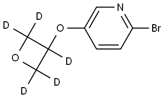 2-bromo-5-((oxetan-3-yl-d5)oxy)pyridine Struktur