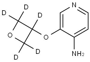 3-((oxetan-3-yl-d5)oxy)pyridin-4-amine Struktur