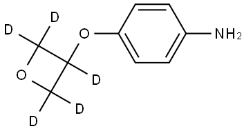 4-((oxetan-3-yl-d5)oxy)aniline Struktur