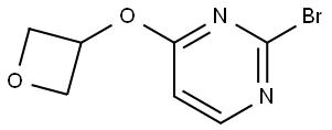 2-bromo-4-(oxetan-3-yloxy)pyrimidine Struktur