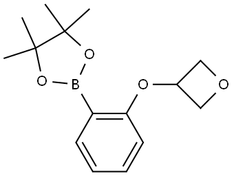 4,4,5,5-tetramethyl-2-(2-(oxetan-3-yloxy)phenyl)-1,3,2-dioxaborolane Struktur