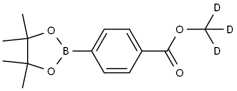 methyl-d3 4-(4,4,5,5-tetramethyl-1,3,2-dioxaborolan-2-yl)benzoate Struktur