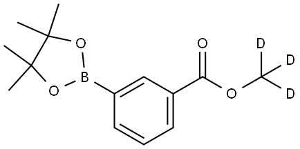 methyl-d3 3-(4,4,5,5-tetramethyl-1,3,2-dioxaborolan-2-yl)benzoate Struktur