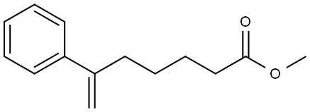 methyl 6-phenylhept-6-enoate Struktur