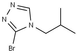 3-bromo-4-isobutyl-4H-1,2,4-triazole Struktur