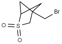 2-Thiabicyclo[2.1.1]hexane, 4-(bromomethyl)-, 2,2-dioxide Struktur