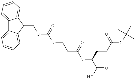 Fmoc-β-Ala-Glu(OtBu)-OH Struktur