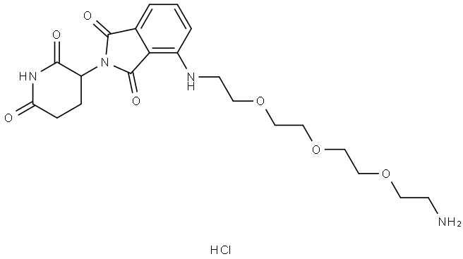 Pomalidomide-PEG3-Amine HCl salt