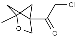 2-chloro-1-(1-methyl-2-oxabicyclo[2.1.1]hexan-4-yl)ethan-1-one Struktur