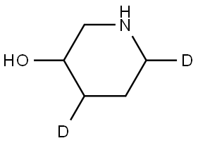 piperidin-4,6-d2-3-ol Struktur