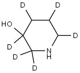 piperidin-2,2,3,4,5,6-d6-3-ol Struktur