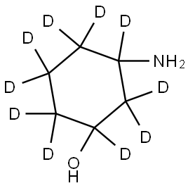 3-aminocyclohexan-1,2,2,3,4,4,5,5,6,6-d10-1-ol Struktur