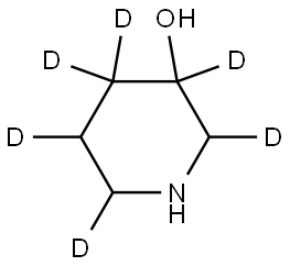 piperidin-2,3,4,4,5,6-d6-3-ol Struktur