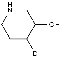 piperidin-4-d-3-ol Struktur