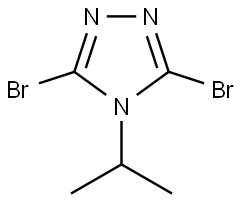 3,5-dibromo-4-isopropyl-4H-1,2,4-triazole Struktur