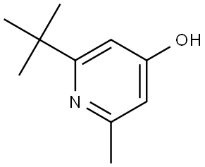 2-(tert-butyl)-6-methylpyridin-4-ol Struktur