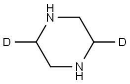 piperazine-2,5-d2 Struktur