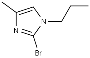 2-bromo-4-methyl-1-propyl-1H-imidazole Struktur