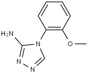 4-(2-methoxyphenyl)-4H-1,2,4-triazol-3-amine Struktur