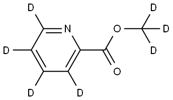 methyl-d3 picolinate-d4 Struktur