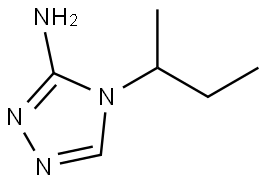 4-(sec-butyl)-4H-1,2,4-triazol-3-amine Struktur