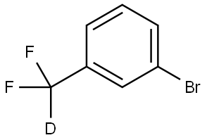 1-bromo-3-(difluoromethyl-d)benzene Struktur