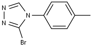 3-bromo-4-(p-tolyl)-4H-1,2,4-triazole Struktur