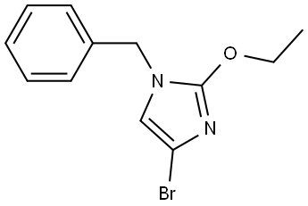 1-benzyl-4-bromo-2-ethoxy-1H-imidazole Struktur