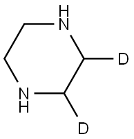 piperazine-2,3-d2 Struktur