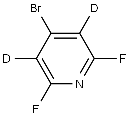 4-bromo-2,6-difluoropyridine-3,5-d2 Struktur