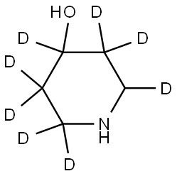 piperidin-2,2,3,3,4,5,5,6-d8-4-ol Struktur