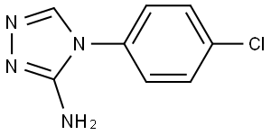 4-(4-chlorophenyl)-4H-1,2,4-triazol-3-amine Struktur