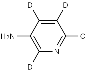 6-chloropyridin-2,4,5-d3-3-amine Struktur