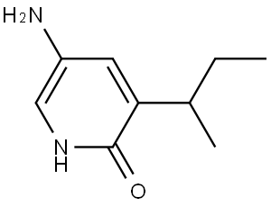 5-amino-3-(sec-butyl)pyridin-2(1H)-one Struktur