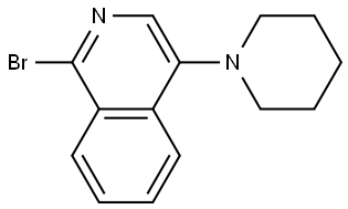 1-bromo-4-(piperidin-1-yl)isoquinoline Struktur