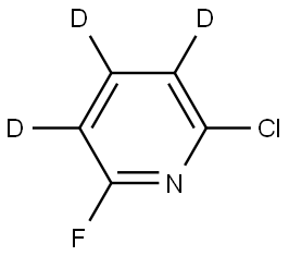 2-chloro-6-fluoropyridine-3,4,5-d3 Struktur