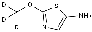 2-(methoxy-d3)thiazol-5-amine Struktur