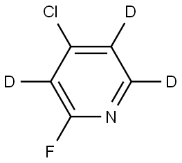 4-chloro-2-fluoropyridine-3,5,6-d3 Struktur