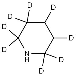 piperidine-2,2,3,3,4,5,6,6-d8 Struktur